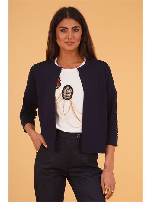 Cardigan in viscosa LAFTY.LIE | 53D118BLU