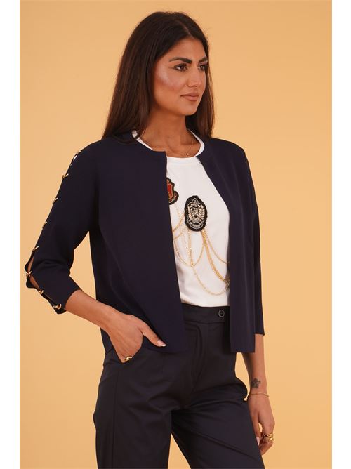 Cardigan in viscosa LAFTY.LIE | 53D118BLU