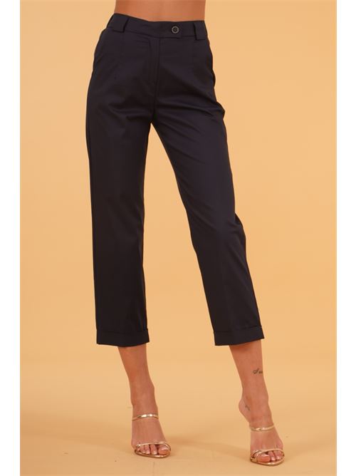 Pantalone in cotone elastico LAFTY.LIE | 63G317BLU