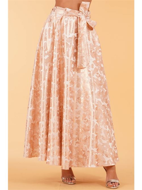 Gonna jacquard LANACAPRINA | LC5332ALBICOCCA