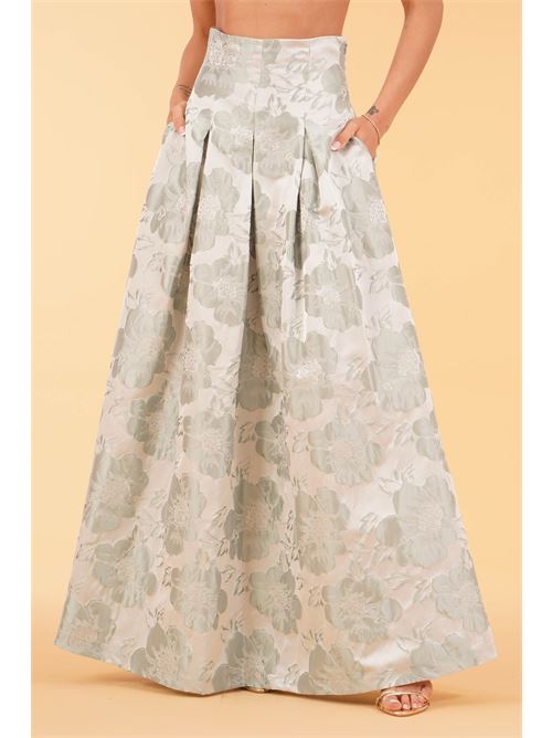 Gonna jacquard LANACAPRINA | LC5342VERDINO