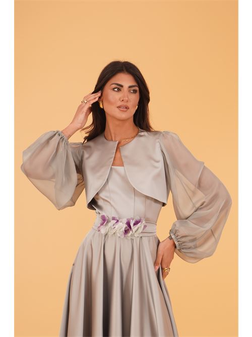 Bolerino in georgette e raso