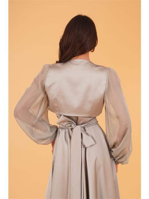 Bolerino in georgette e raso Le Rjtange | HE51TIMO