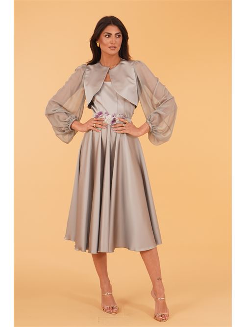 Bolerino in georgette e raso Le Rjtange | HE51TIMO