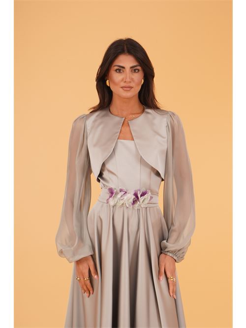 Bolerino in georgette e raso Le Rjtange | HE51TIMO