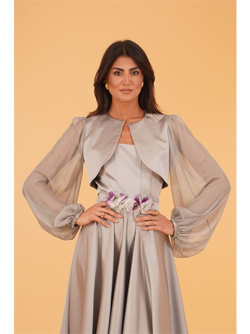 Bolerino in georgette e raso Le Rjtange | HE51TIMO