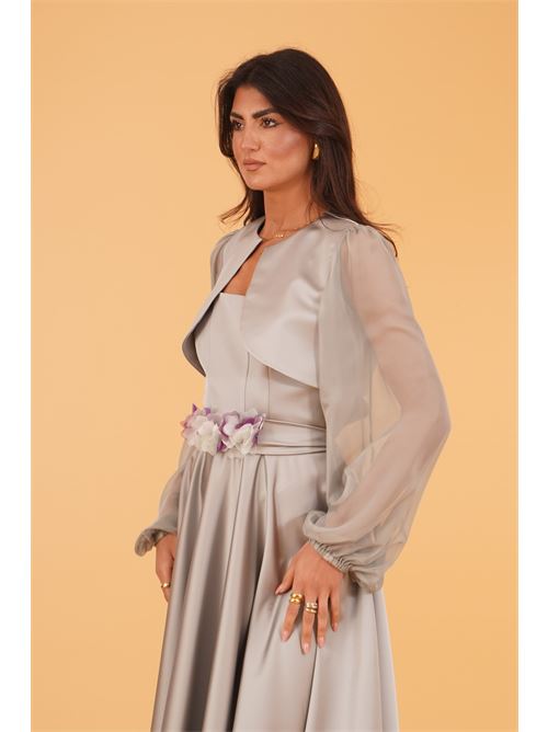 Bolerino in georgette e raso Le Rjtange | HE51TIMO