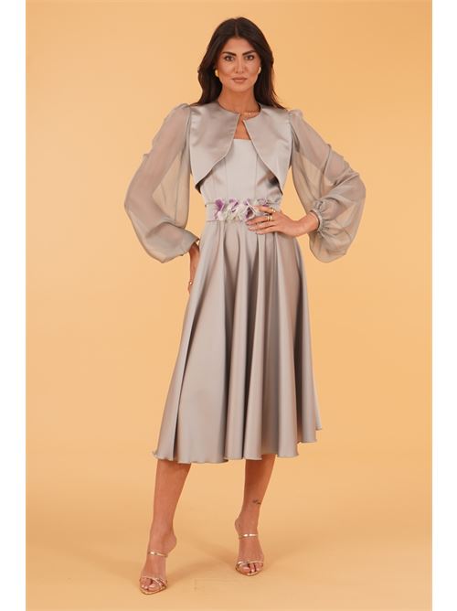 Bolerino in georgette e raso Le Rjtange | HE51TIMO