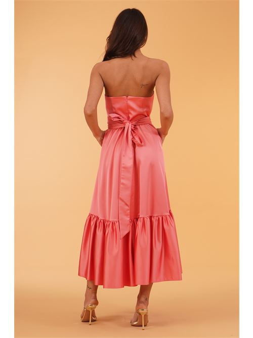 Abito in raso Le Rjtange | HE78CORALLO