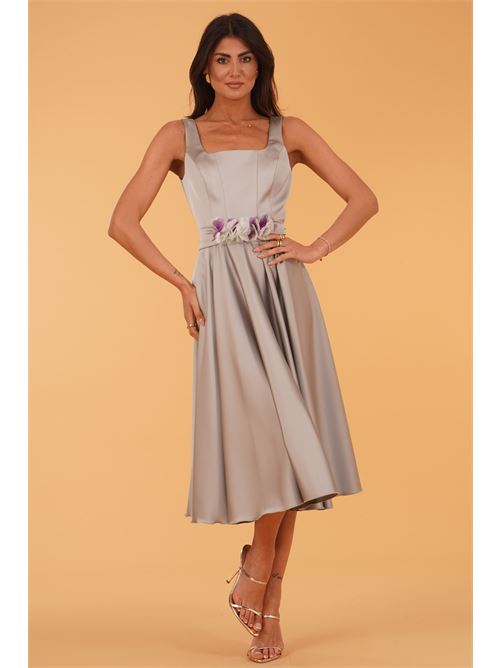 Abito in raso Le Rjtange | HE84TIMO