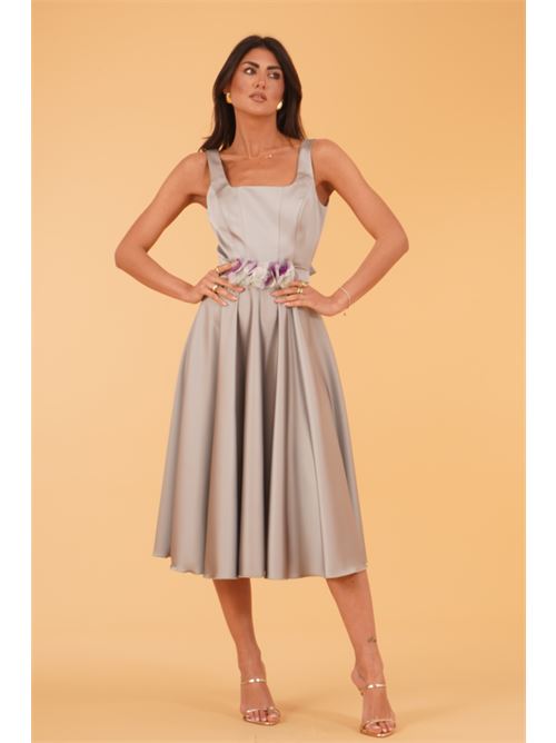 Abito in raso Le Rjtange | HE84TIMO