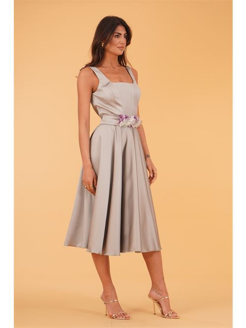 Abito in raso Le Rjtange | HE84TIMO