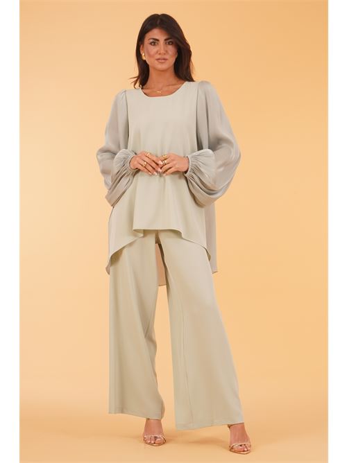 Casacca in raso laminato Le Rjtange | PC54SALVIA