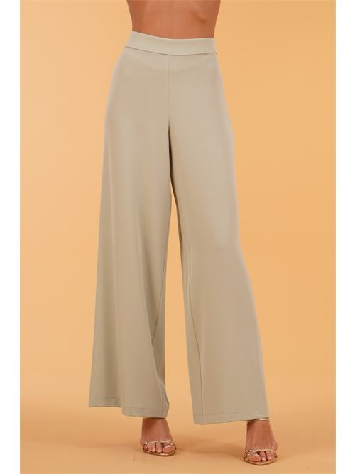Pantalone palazzo in cady Le Rjtange | PC61SALVIA