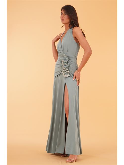 Abito in jersey elastico Le Rjtange | RY81GREEN