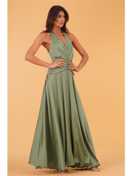 Tuta palazzo in raso Le Rjtange | SK83VERDE