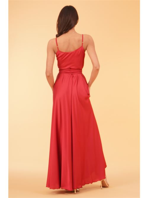 Abito in raso Le Rjtange | SK86ROSSO