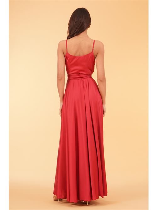 Abito in raso Le Rjtange | SK86ROSSO