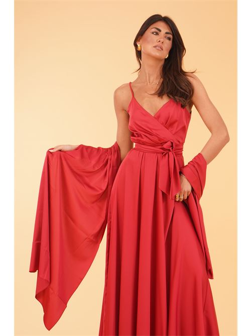 Stola in raso Le Rjtange | SK91ROSSO