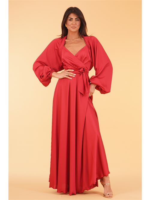 Coprispalle in raso Le Rjtange | SK95ROSSO