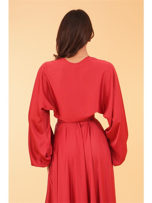 Coprispalle in raso Le Rjtange | SK95ROSSO