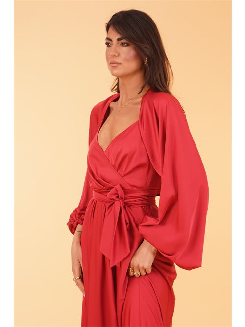 Coprispalle in raso Le Rjtange | SK95ROSSO