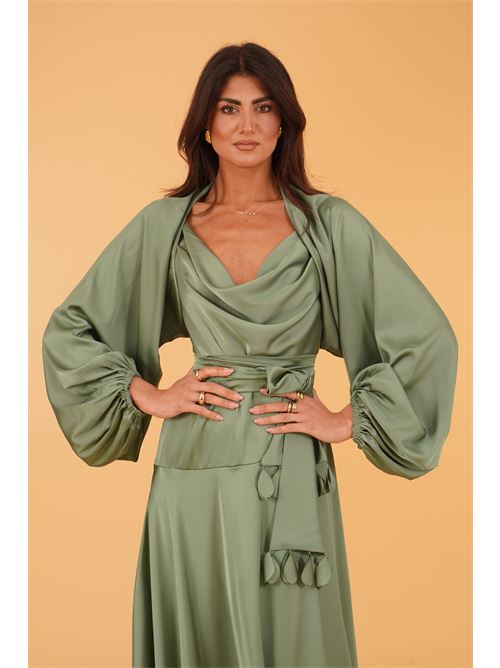 Coprispalle in raso Le Rjtange | SK95VERDE