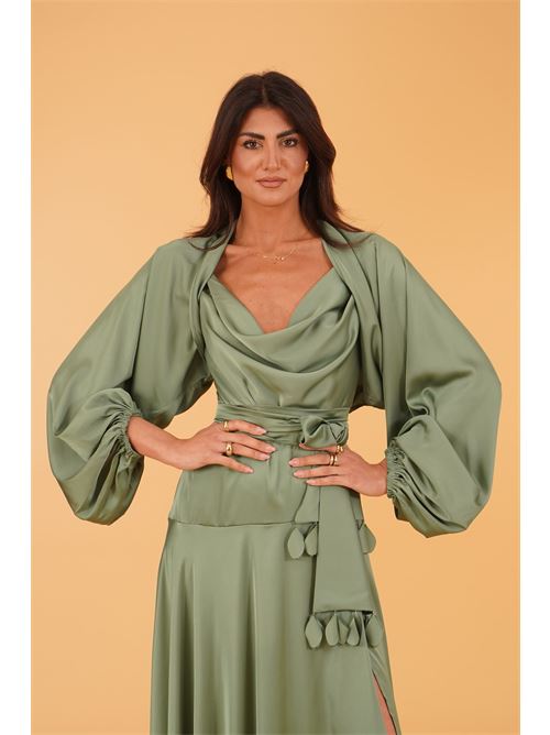 Coprispalle in raso Le Rjtange | SK95VERDE