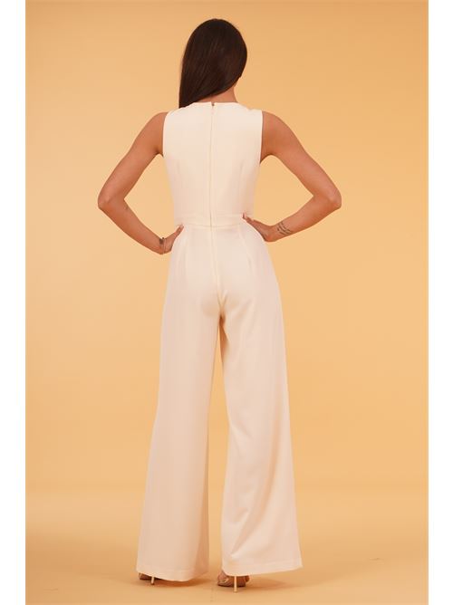 Tuta in cady elastico Love To Love by Gai Mattiolo | LT111CREMA