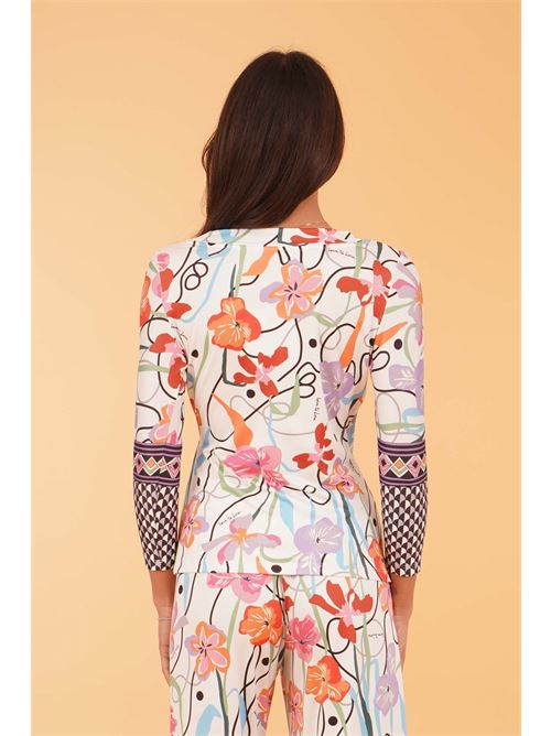 Maglia in viscosa fantasia Love To Love by Gai Mattiolo | LT290FANTASIA