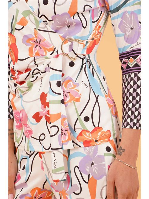 Maglia in viscosa fantasia Love To Love by Gai Mattiolo | LT290FANTASIA