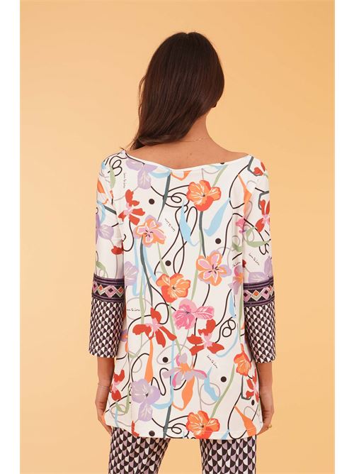 Casacca in viscosa fantasia Love To Love by Gai Mattiolo | LT291FANTASIA