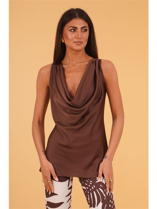 Canotta in viscosa Love To Love by Gai Mattiolo | LT403MORO