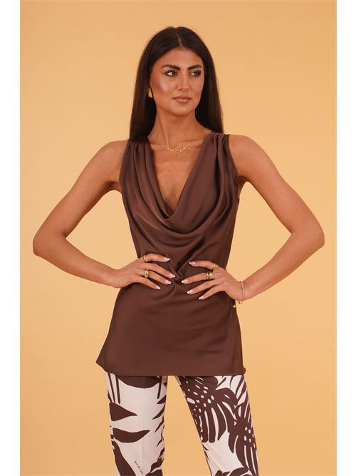 Canotta in viscosa Love To Love by Gai Mattiolo | LT403MORO