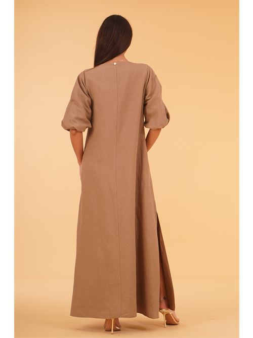 Abito in viscosa e lino luckylu Milano | AB08LVMUD