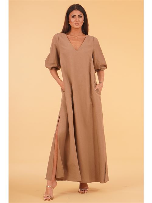 Abito in viscosa e lino luckylu Milano | AB08LVMUD