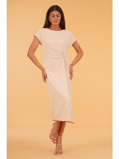 Abito in cady leggero luckylu Milano | AB64FLCHALK