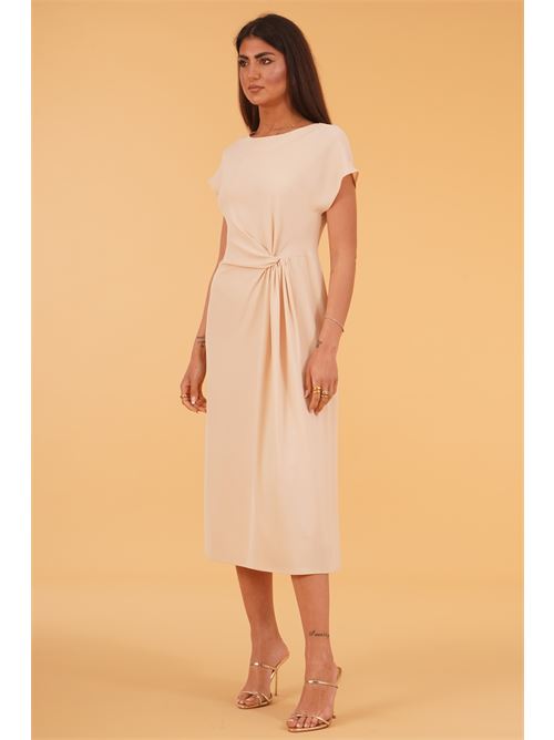 Abito in cady leggero luckylu Milano | AB64FLCHALK