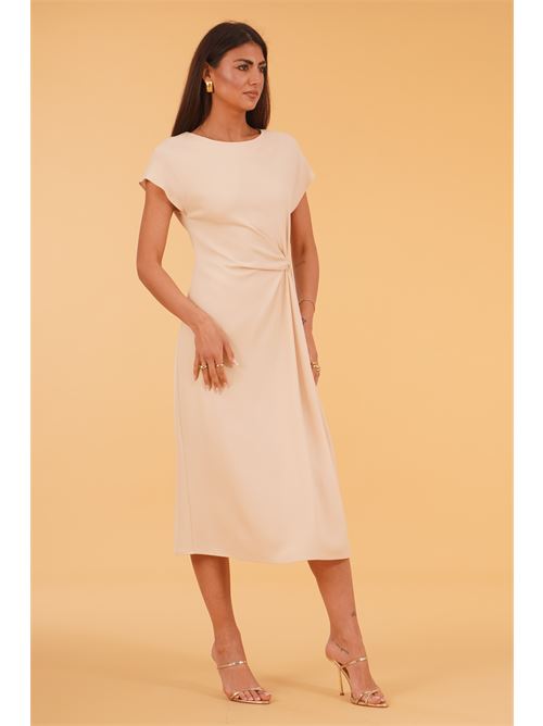 Abito in cady leggero luckylu Milano | AB64FLCHALK