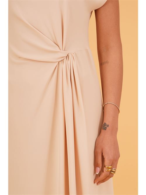 Abito in cady leggero luckylu Milano | AB64FLCHALK