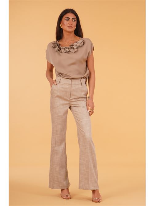 Blusa con fiori luckylu Milano | BL42RUDOVE