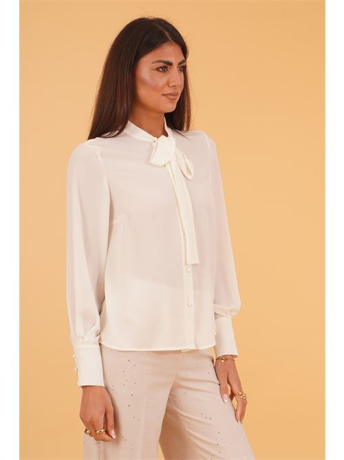 Camicia in georgette luckylu Milano | BL50GEWHITE
