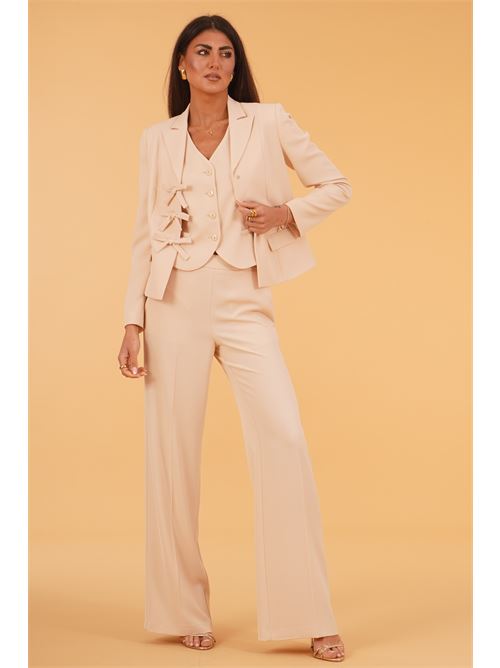 Giacca in cady leggero luckylu Milano | GI52FLCHALK