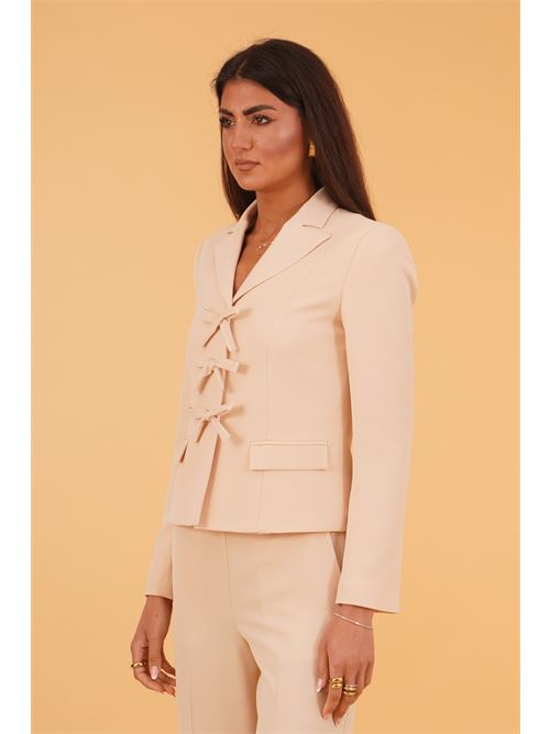 Giacca in cady leggero luckylu Milano | GI52FLCHALK