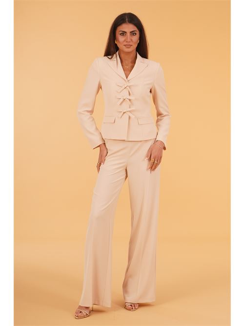 Giacca in cady leggero luckylu Milano | GI52FLCHALK