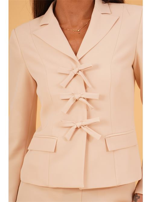 Giacca in cady leggero luckylu Milano | GI52FLCHALK