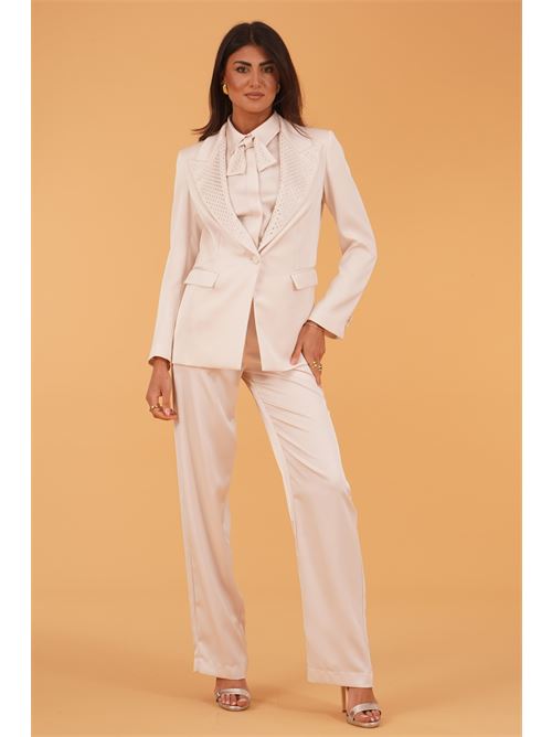 Giacca in raso con strass Simona Corsellini | CEGI10301INFINITY