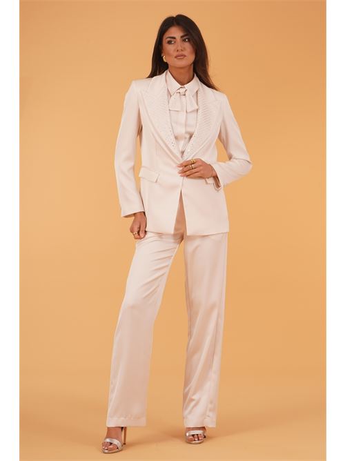 Giacca in raso con strass Simona Corsellini | CEGI10301INFINITY