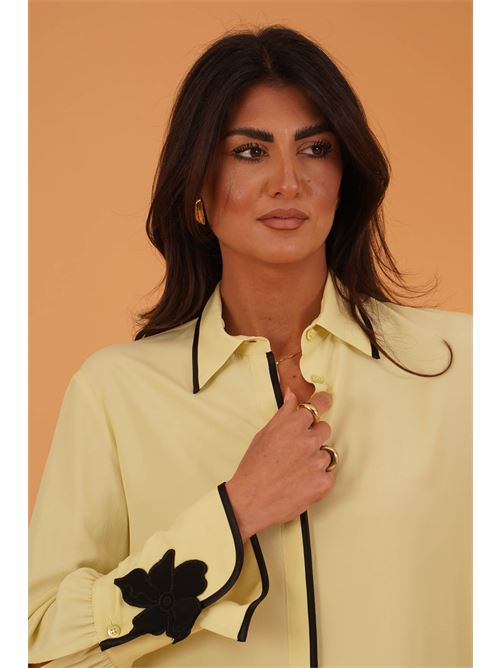 Camicia in misto seta Simona Corsellini | CPCA01301NEW SAUGE