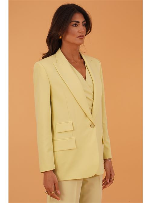 Giacca in cady Simona Corsellini | CPGI01001NEW SAUGE